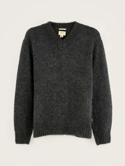 Bellerose Liora V-hals Trui Mid grey