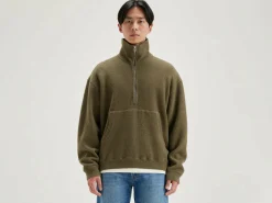 Bellerose Mabro Sweatshirt Met Rits Military Best