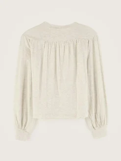 Bellerose Marge Lange Mouwen T-shirt Oyster Sale