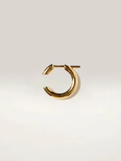 Maria black Disrupted 14 Gouden Hoepel Oorbel