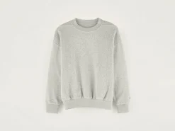 Bellerose Mark Ronde Hals Sweatshirt Heather grey Discount