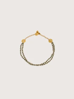 Mary gaitaini MARY GAITANI Double Strand Pyrite Bracelet Sale