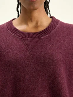 Bellerose Milos Ronde Hals Sweatshirt Wine New