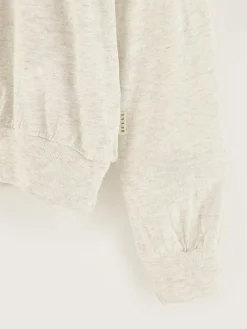 Bellerose Missy Lange Mouwen T-shirt Oyster Discount