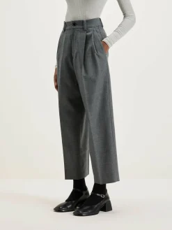 Nicholson & Nicholson Port Rechte Broek Van Wol Online