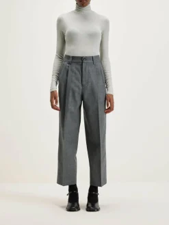 Nicholson & Nicholson Port Rechte Broek Van Wol Online