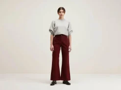 Bellerose Park Flared Broek Grenat