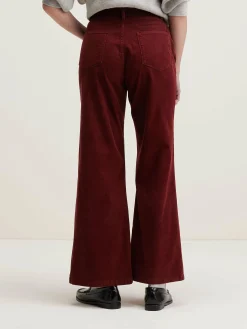Bellerose Park Flared Broek Grenat