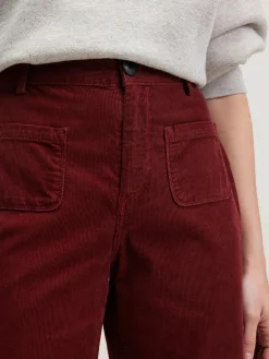 Bellerose Park Flared Broek Grenat