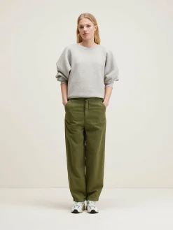 Bellerose Pasop Relaxed Broek Army Outlet