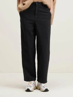 Bellerose Pasop Relaxed Broek Off black Outlet