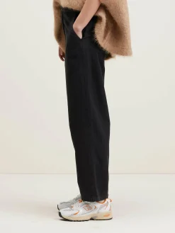 Bellerose Pasop Relaxed Broek Off black Outlet