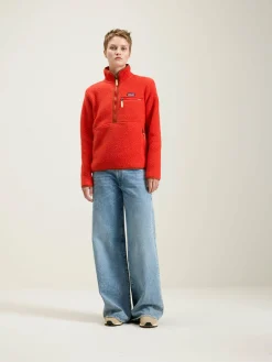 Patagonia Retro Pile Fleece Marsupial Trui Voor Vrouwen Best