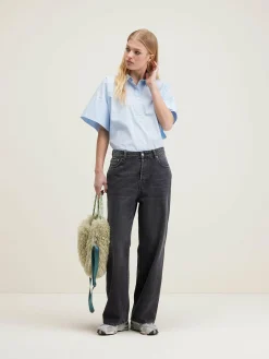 Bellerose Paty Wijde Jeans Used black