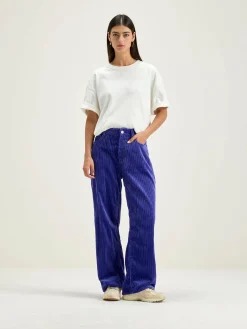 Bellerose Paty Wijde Jeans Deep purple Hot