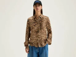 Bellerose Pekin Luipaard Hemd Coffee / Toffee Best