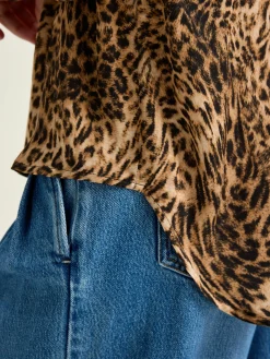 Bellerose Pekin Luipaard Hemd Coffee / Toffee Best