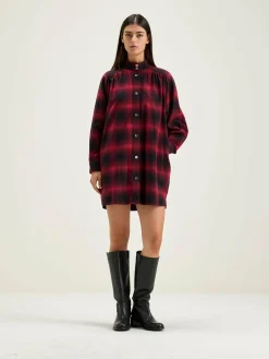 Bellerose Pelly Mini Jurk Deep well / Red dahlia Online