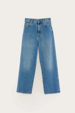 Bellerose Poker Wijde Jeans Stone wash Hot