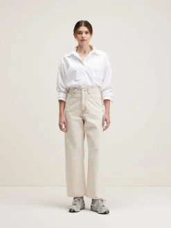 Bellerose Poker Wijde Jeans Natural Sale