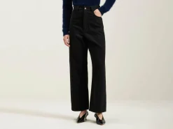 Bellerose Poker Wijde Jeans Off black Best