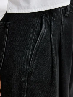 Bellerose Pops Superwijde Jeans Black stone Clearance