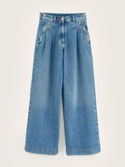 Bellerose Pops Superwijde Jeans Used blue New