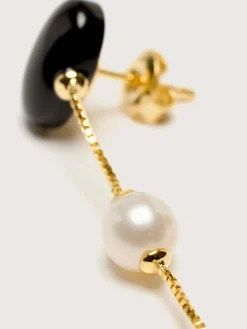 Ragbag studio RAGBAG Dualism Lange Oorbellen New