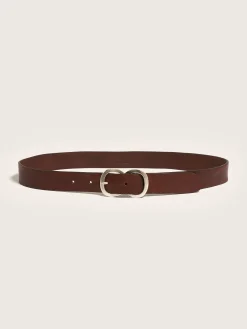 Bellerose Sabas Leren Riem Brown Outlet