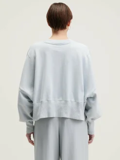 Bellerose Salva Cropped Sweatshirt Givre Outlet