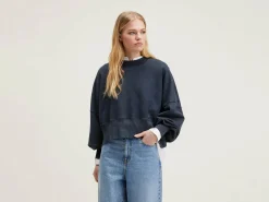 Bellerose Salva Cropped Sweatshirt Black beauty