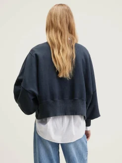 Bellerose Salva Cropped Sweatshirt Black beauty