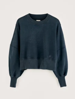 Bellerose Salva Cropped Sweatshirt Black beauty