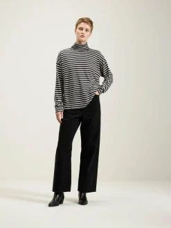 Sarahwear Foggy Gestreepte Coltrui T-shirt Outlet