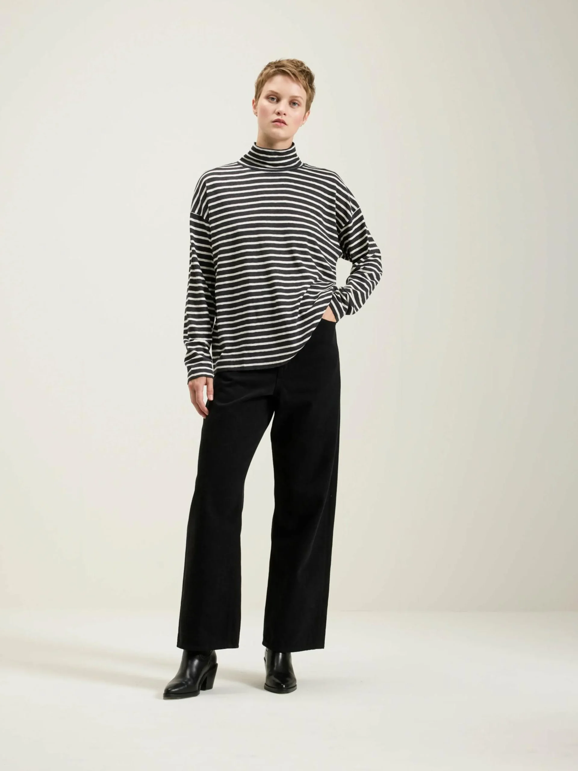 Sarahwear Foggy Gestreepte Coltrui T-shirt Outlet