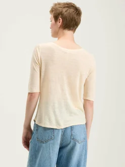 Bellerose Seas Slim T-shirt Ecru Hot