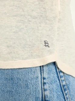 Bellerose Seas Slim T-shirt Ecru Hot