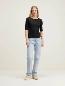 Bellerose Seas Slim T-shirt Off black Online