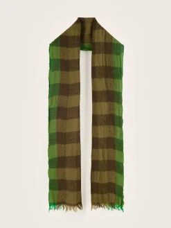 Bellerose Sidiki Geruite Sjaal Jeep / Moss New