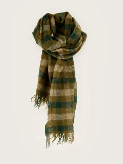 Bellerose Sidy Geruit Sjaal Military / Scarabee Online