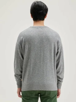 Bellerose Slamy Ronde Hals Trui Heather grey Outlet