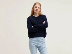 Bellerose Slax Kasjmier Trui Navy Discount