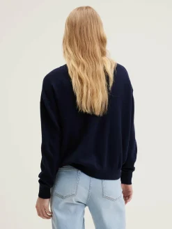 Bellerose Slax Kasjmier Trui Navy Discount