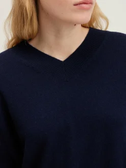 Bellerose Slax Kasjmier Trui Navy Discount