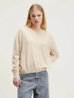 Bellerose Slax Kasjmier Trui Oatmeal Sale