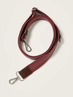 Bellerose Sogo Verstelbare Leren Strap Bordeaux Hot