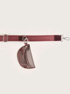 Bellerose Sogo Verstelbare Leren Strap Bordeaux Hot