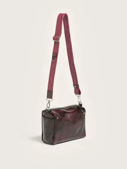 Bellerose Sogo Verstelbare Leren Strap Bordeaux Hot