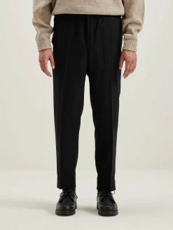 Bellerose Stanford Tapered Broek Black beauty