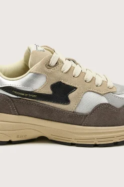 Stepney workers club Amiel S-Strike Suede Mix Voor Vrouwen Sale